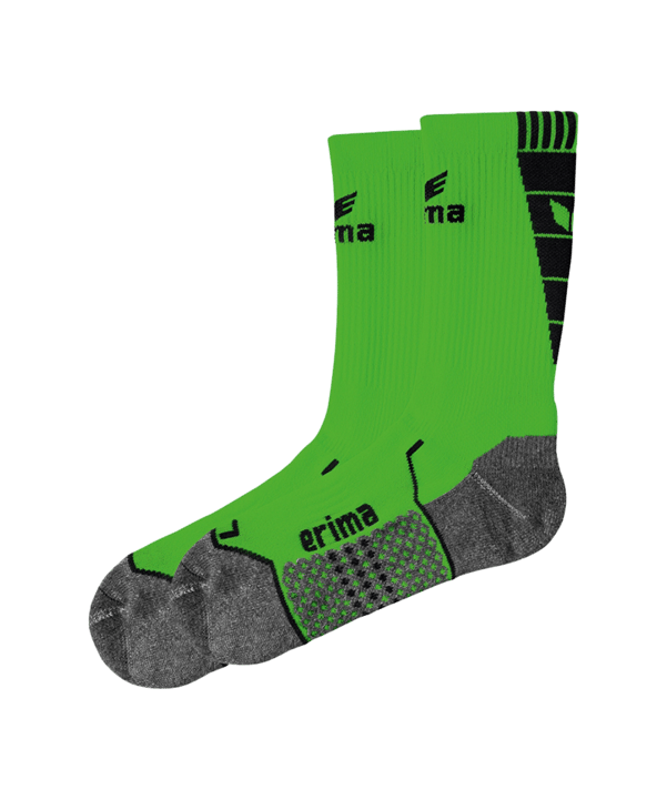 Erima Short Socks Trainingssocken Grün Schwarz