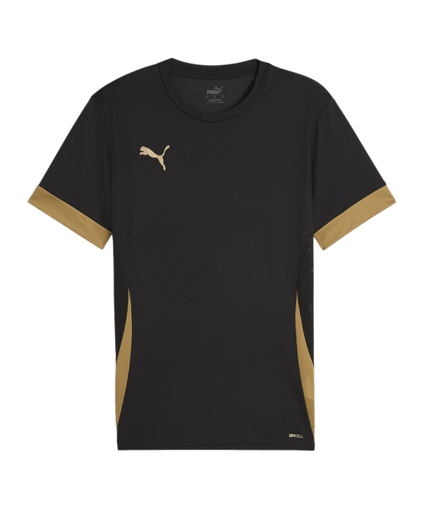 PUMA teamGOAL Matchday Trikot Kids Schwarz Gold F28
