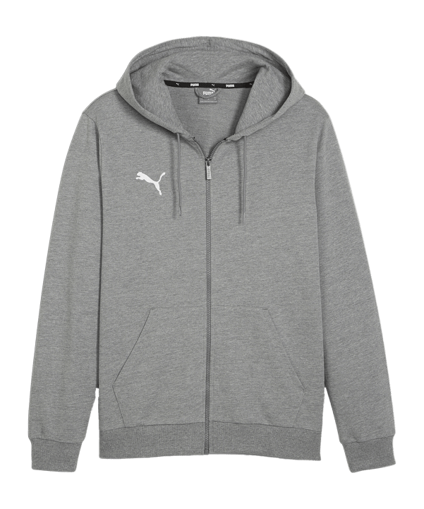 PUMA teamGOAL Casuals Kapuzenjacke Grau F33 