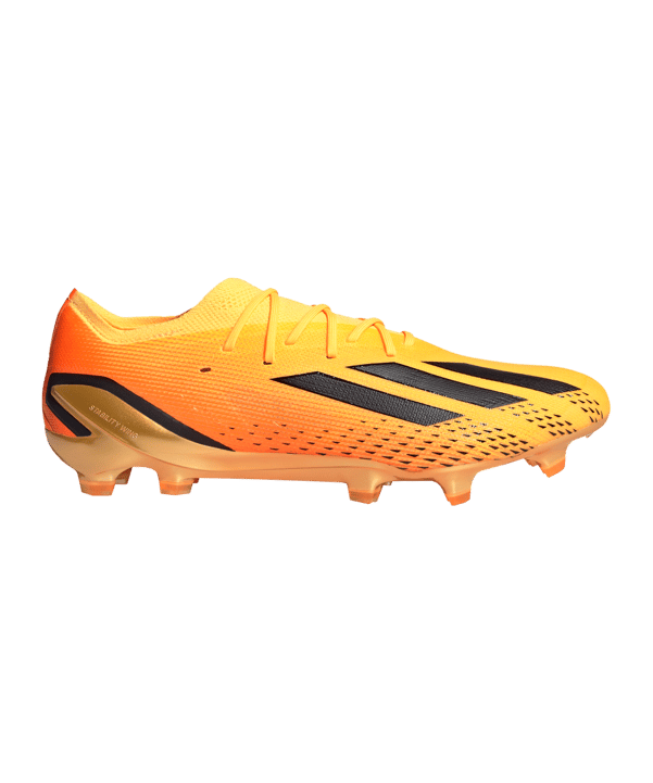 adidas X Speedportal.1 FG Heatspawn Orange Gold Schwarz - gold