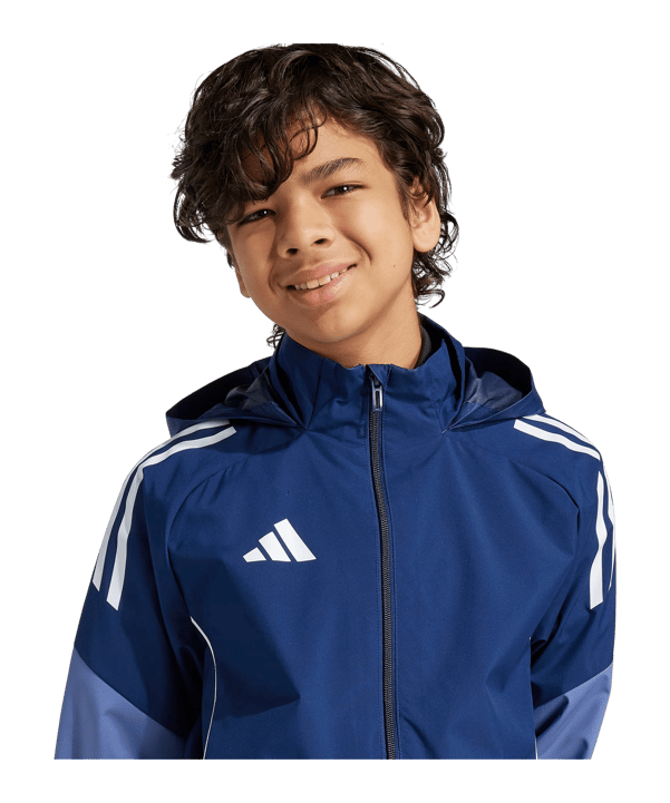 adidas Tiro 25 Competition Regenjacke Kids Blau | - blau