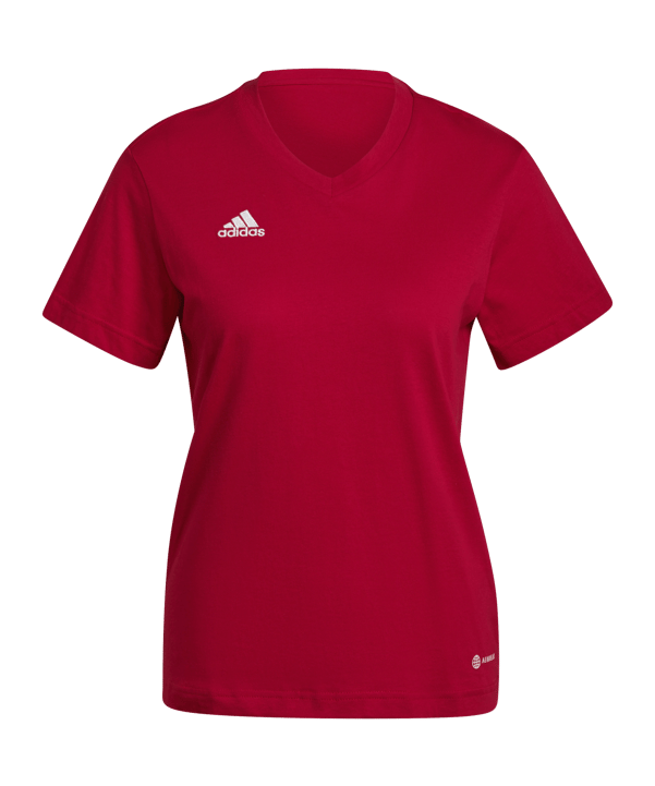 adidas Entrada 22 T-Shirt Damen Rot