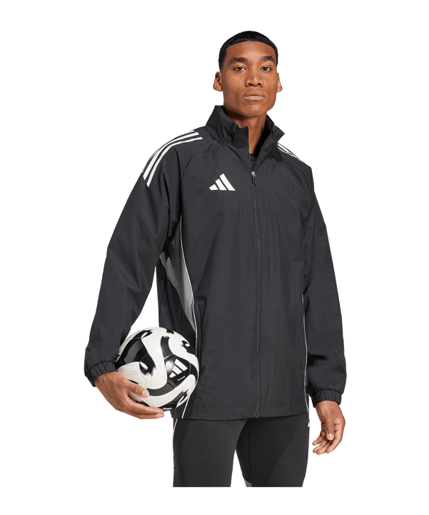 adidas Tiro 25 Competition Regenjacke Schwarz - schwarz