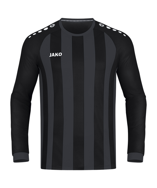 JAKO Inter Trikot Langarm Schwarz Grau F801