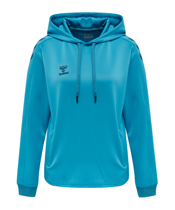 Hummel hmlCORE XK Poly Hoody Damen Blau F8729