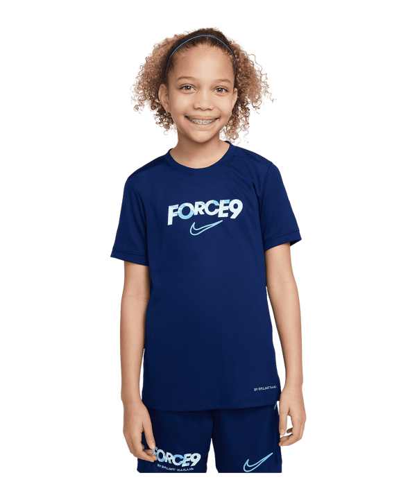 Nike Academy Erling Haaland Trainingshirt Kids Blau F492 - blau