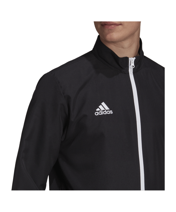 adidas Entrada 22 Präsentationsjacke | Schwarz - schwarz