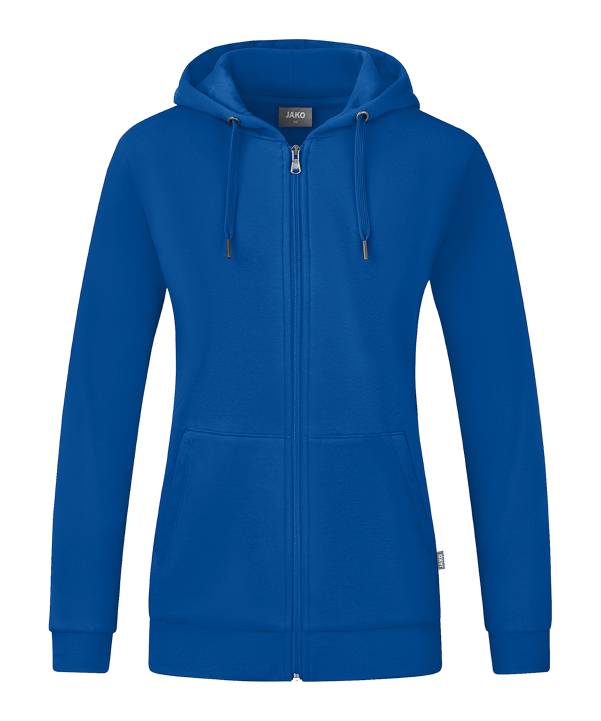 Jako Organic Kapuzenjacke Damen Blau F400