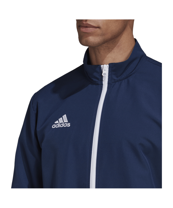 adidas Entrada 22 Präsentationsjacke Blau - blau