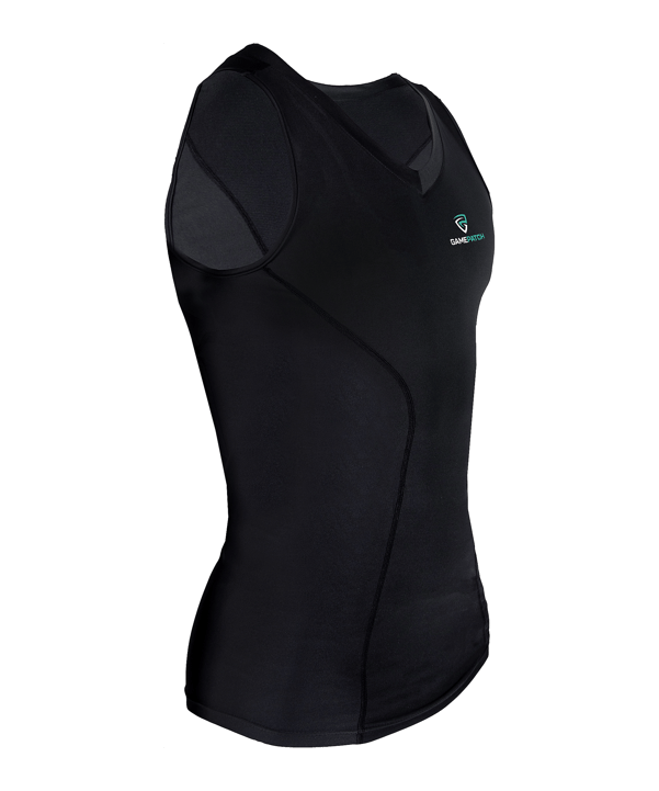 Gamepatch Compressishirt Hemd Schwarz - schwarz