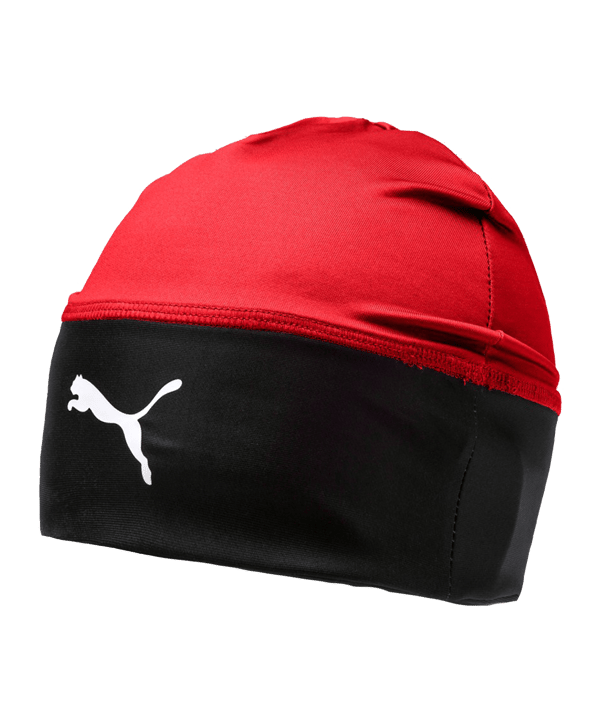 PUMA LIGA Beanie Mütze Rot Schwarz F01