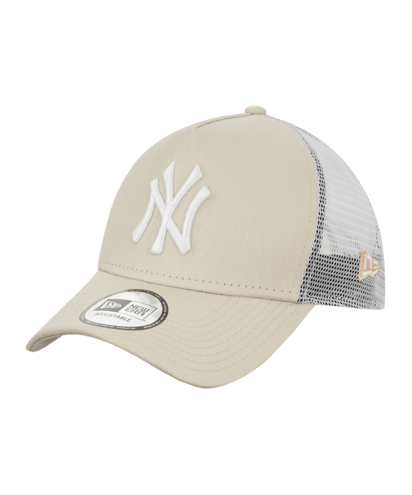 New Era NY Yankees League 940 Trucker Cap FSTNWHI - beige