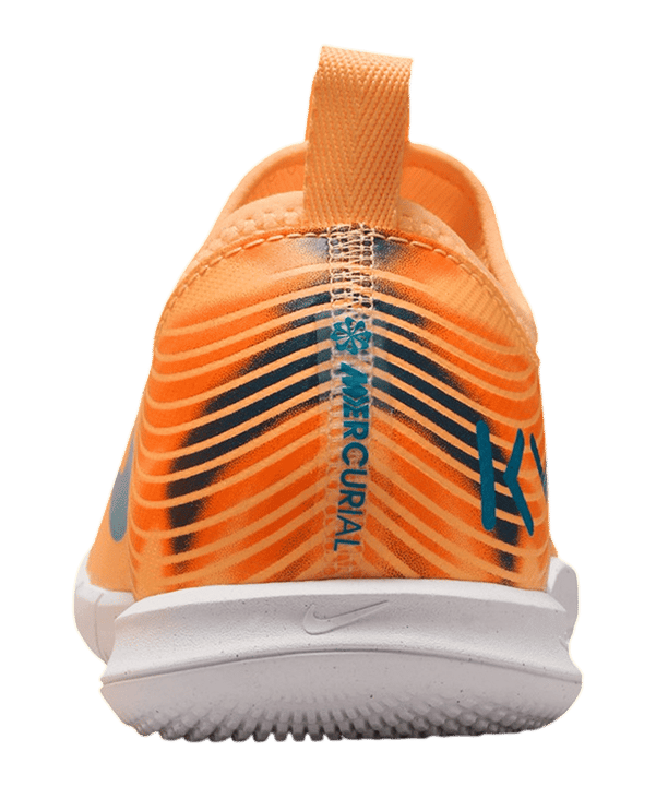 Nike Jr Air Zoom Mercurial Vapor XVI Academy IN Kylian Mbappe Signature Kids Orange F801 - orange