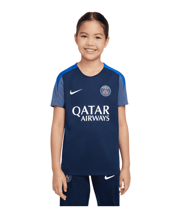 Nike Paris Saint-Germain Strike Trainingsshirt Kids Blau F411 - blau