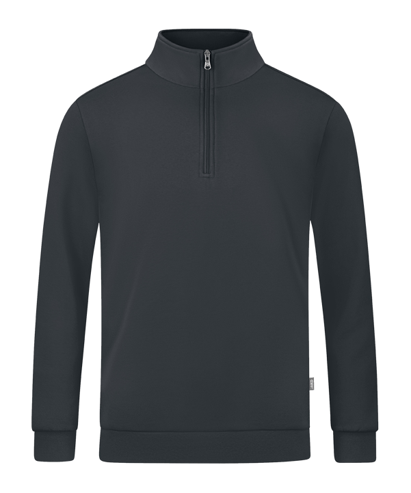 Jako Organic Ziptop Grau F830