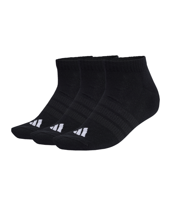 adidas Essentials Low 3er Pack Socken Schwarz 
