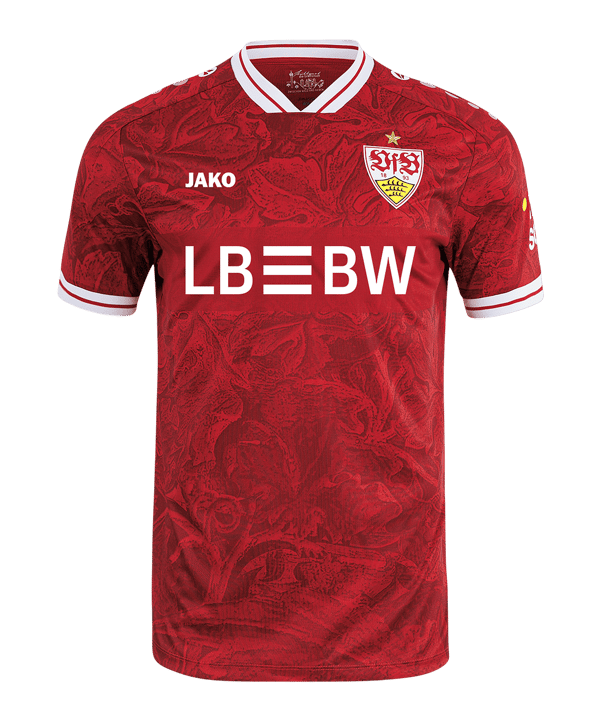 JAKO VfB Stuttgart Trikot Away 2025/2026 Kids Rot F110 - rot