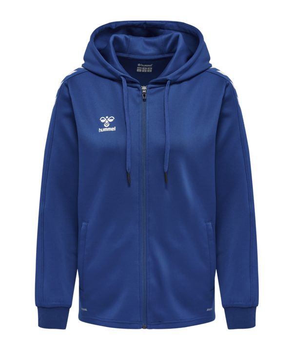 Hummel hmlCORE XK Kapuzenjacke Damen Blau F7045 - blau