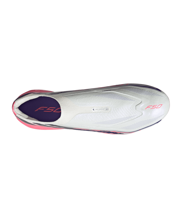 adidas F50 Hyperfast Pro Laceless FG Weiß - weiss