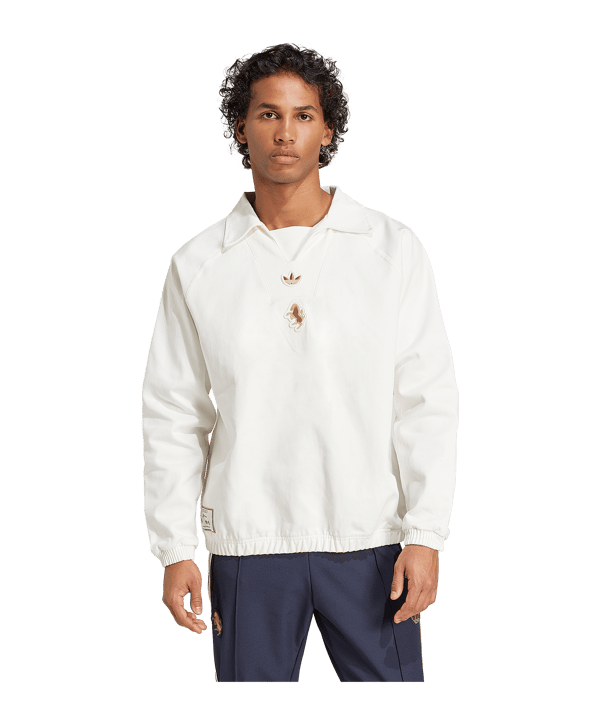adidas FC Juventus Turin Sweatshirt Weiß - weiss