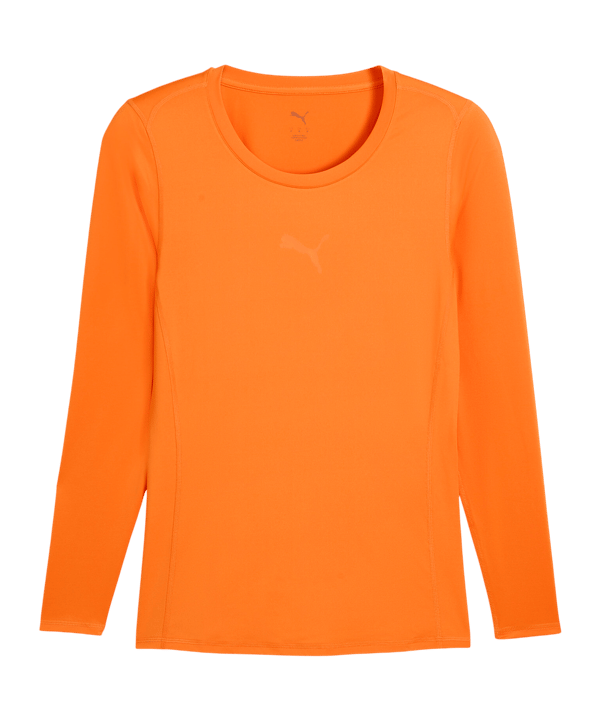 PUMA teamLIGA26 Baselayer LS T-Shirt Orange F08 