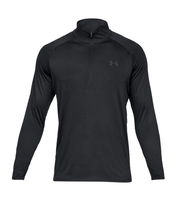 Under Armour Tech HalfZip Sweatshirt Schwarz F001 - schwarz