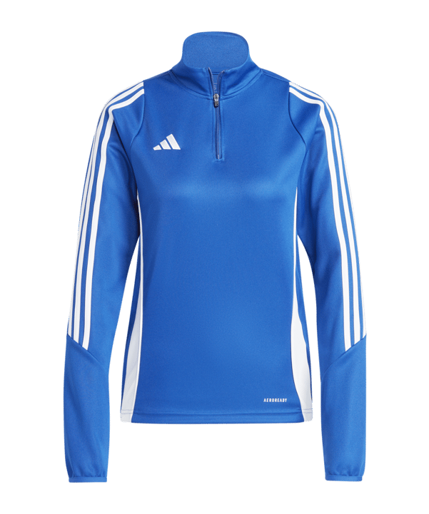 adidas Tiro 24 Trainingstop Damen Blau Weiss