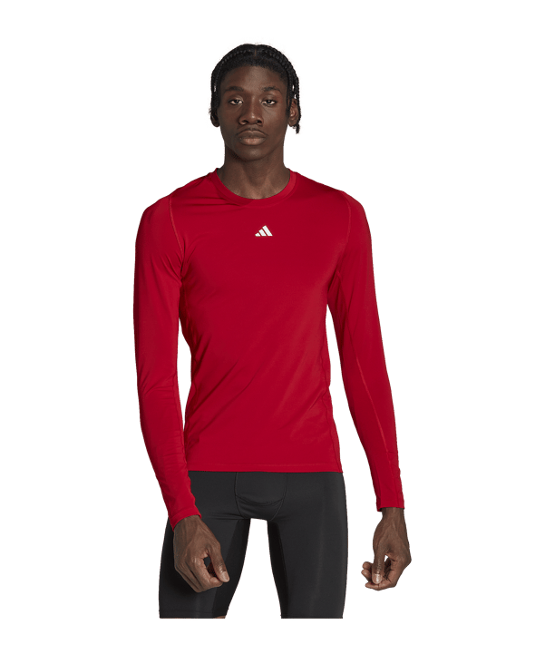 adidas Techfit Aeroready Sweatshirt Rot - rot