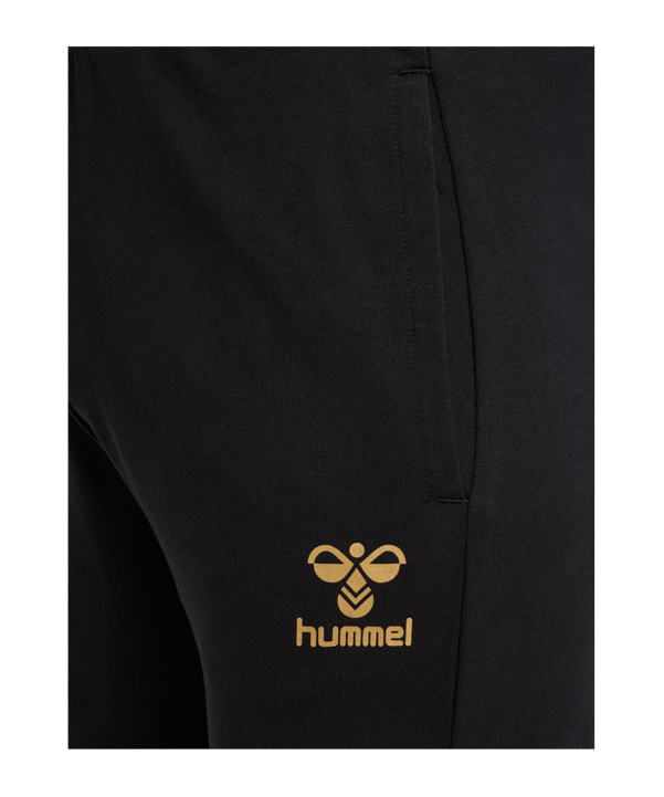 Hummel hmlE24C Cotton Jogginghose Schwarz F2128 - schwarz