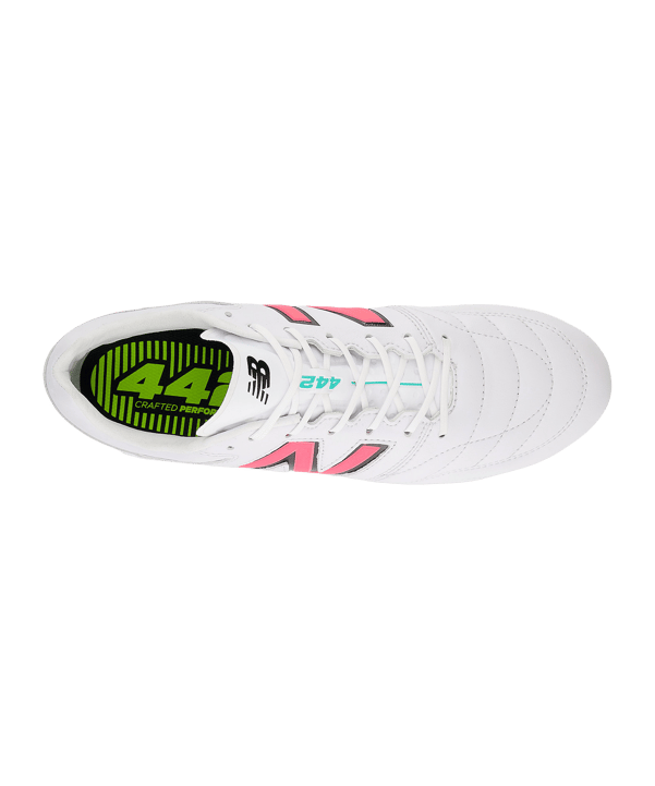 New Balance 442 Pro v2 FG United in FuelCell Weiss FMWH - weiss