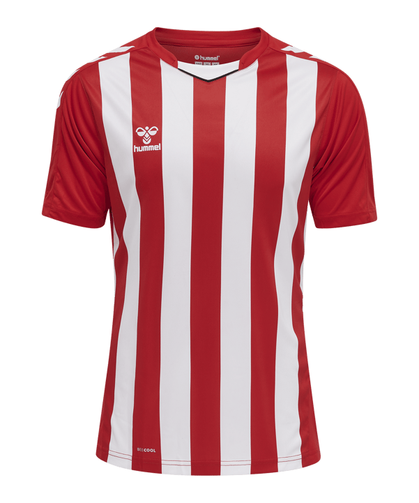 Hummel hmlCORE XK Striped Trikot Rot Weiss F3946
