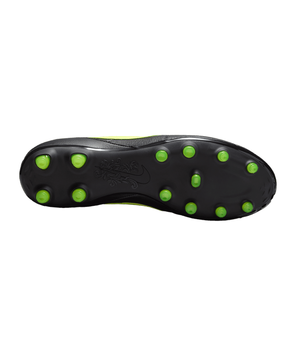 Nike X 11teamsports Premier III Leather FG Schwarz Gelb Grün F008 - grau