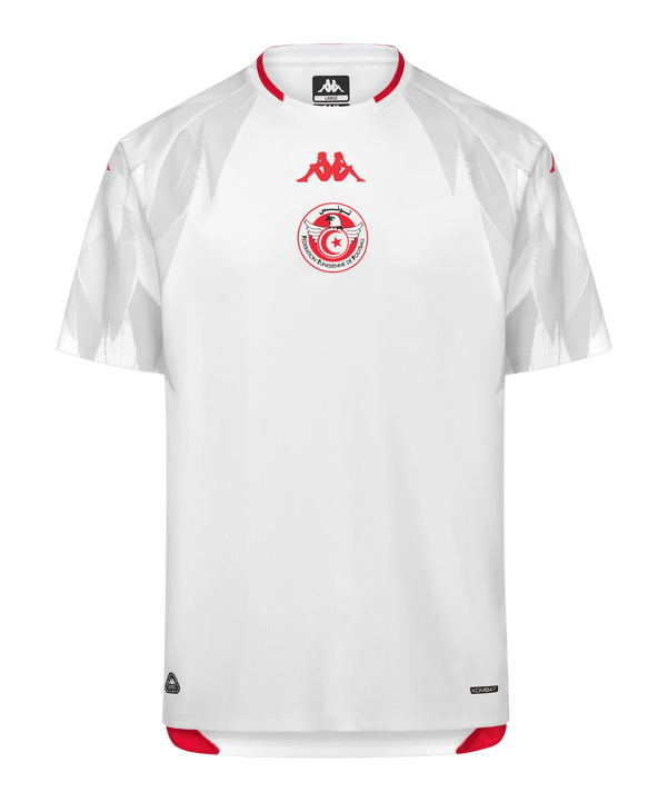 Kappa FTF Tunesien Trikot Home WM 2026 Weiß - weiss