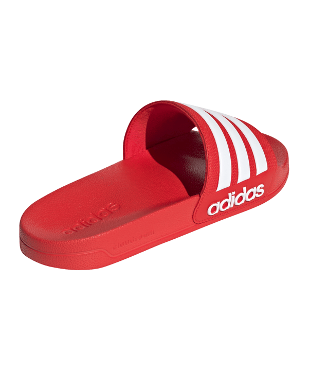 adidas Cloudfoam Adilette Shower Regular Rot Weiss - rot