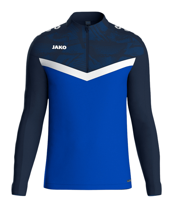 JAKO Iconic HalfZip Sweatshirt Kids Blau F403