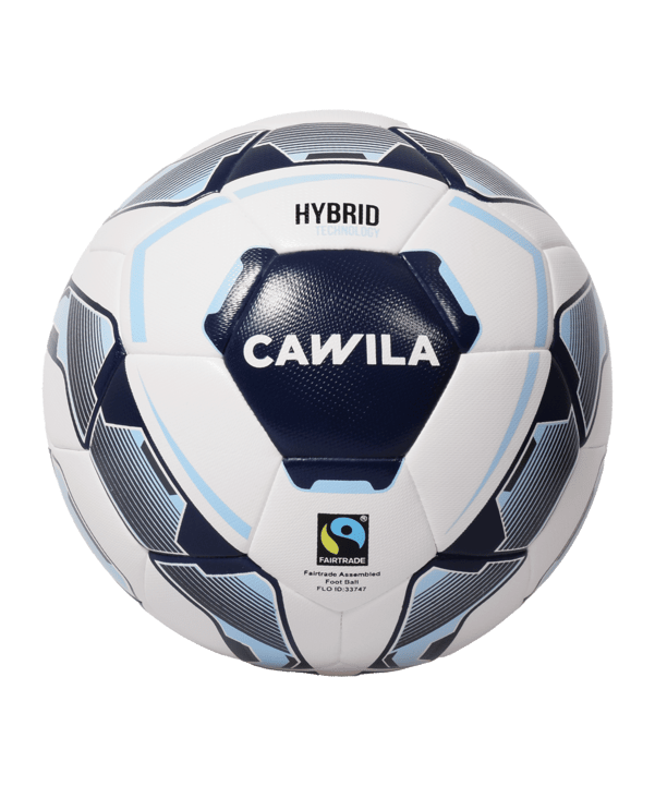 Cawila Light-Fußball MISSION HYBRID LITE | Fairtrade 350g | Gr.5 - weiss