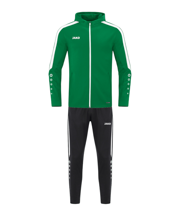 JAKO Polyester Power Kapuze Trainingsanzug Kids Grün F200