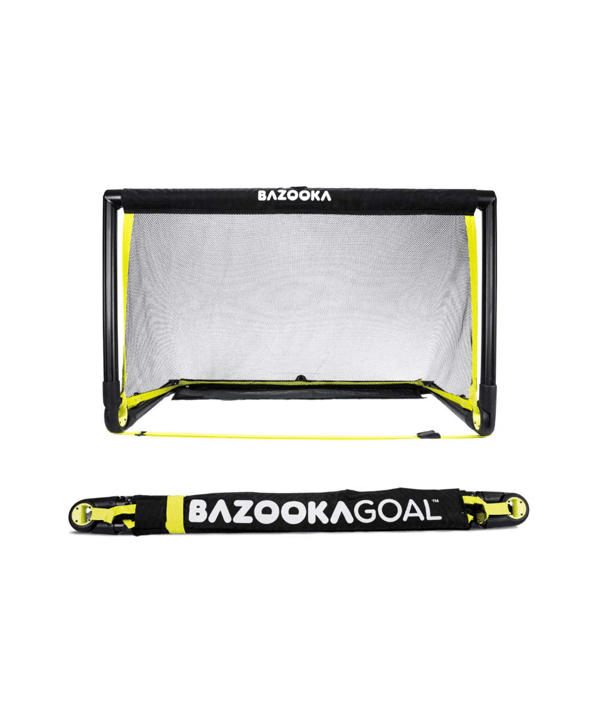 BAZOOKAGOAL CLASSIC PVC | 120x75cm | Schwarz Gelb | - schwarz