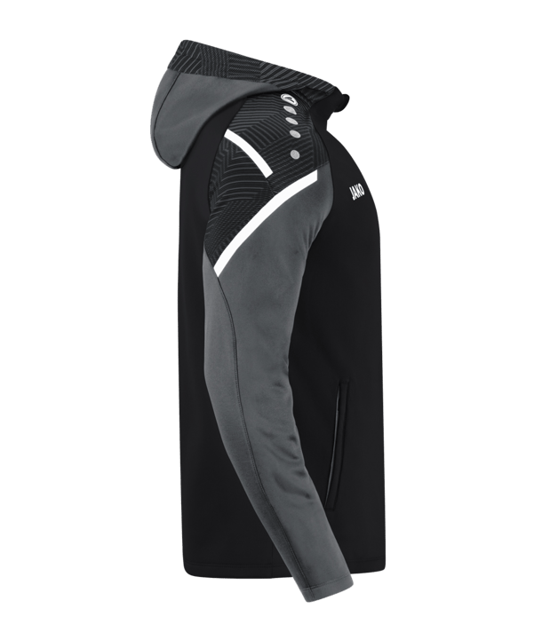 JAKO Performance Kapuzenjacke Schwarz F804 - schwarz