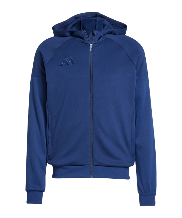 adidas Tiro 25 Travel Kapuzenjacke Blau