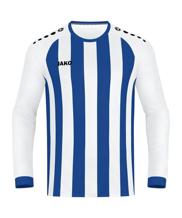 JAKO Inter Trikot Langarm Weiss Blau F012