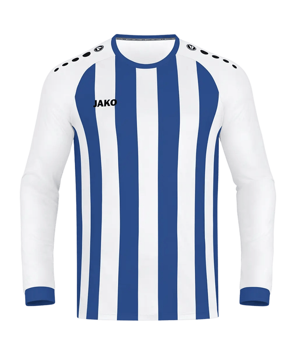 JAKO Inter Trikot Langarm Weiss Blau F012