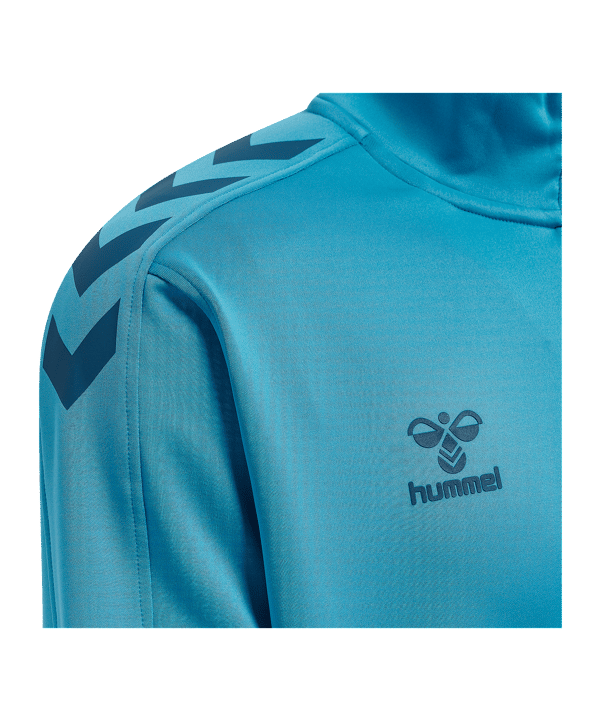 Hummel hmlCORE XK HalfZip Sweatshirt Blau F8729 - blau