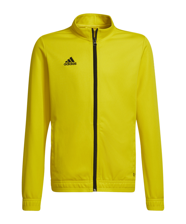 adidas Entrada 22 TK Trainingsjacke | Gelb Schwarz - gelb