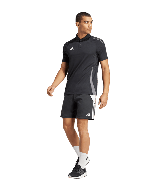 adidas Tiro 24 Trainingsshort Schwarz Weiss - schwarz
