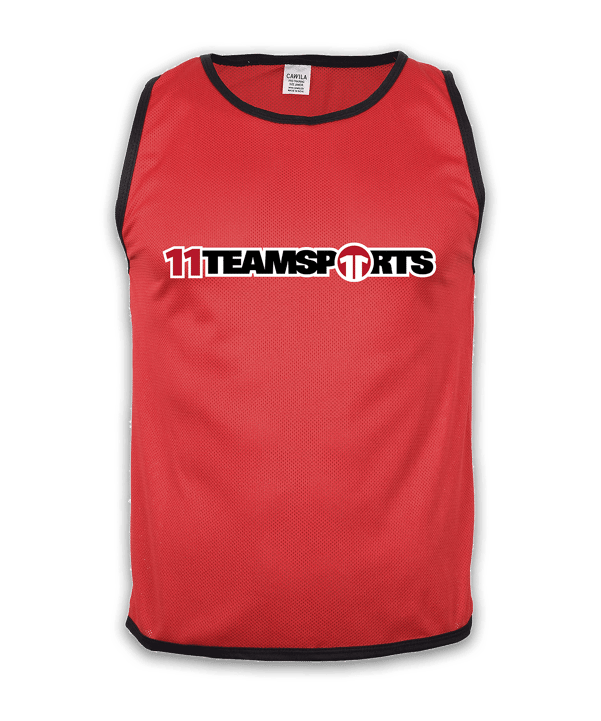 Cawila Leibchen 11teamsports 3er Set Rot - rot