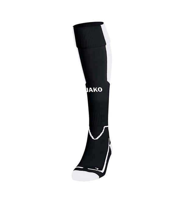 JAKO Lazio Stutzenstrumpf Schwarz Weiss F80