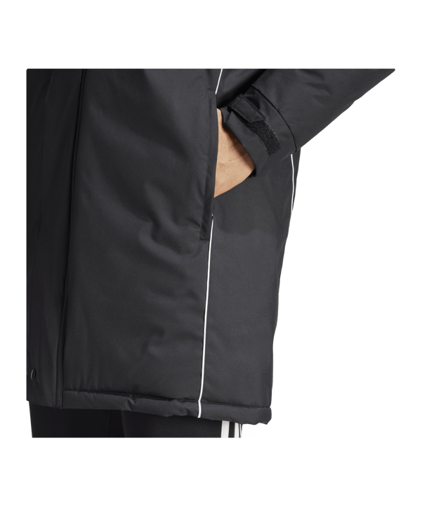 adidas Tiro 24 Winterjacke Schwarz Weiss - schwarz