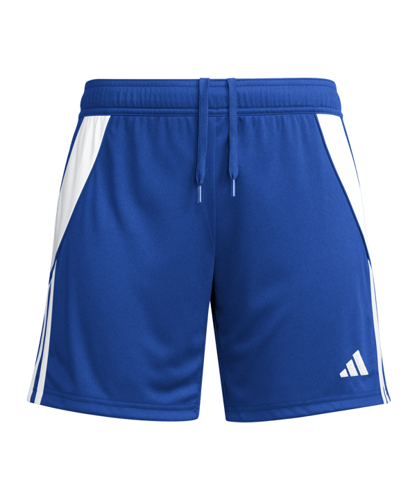 adidas Tiro 24 Short Damen Blau Weiss