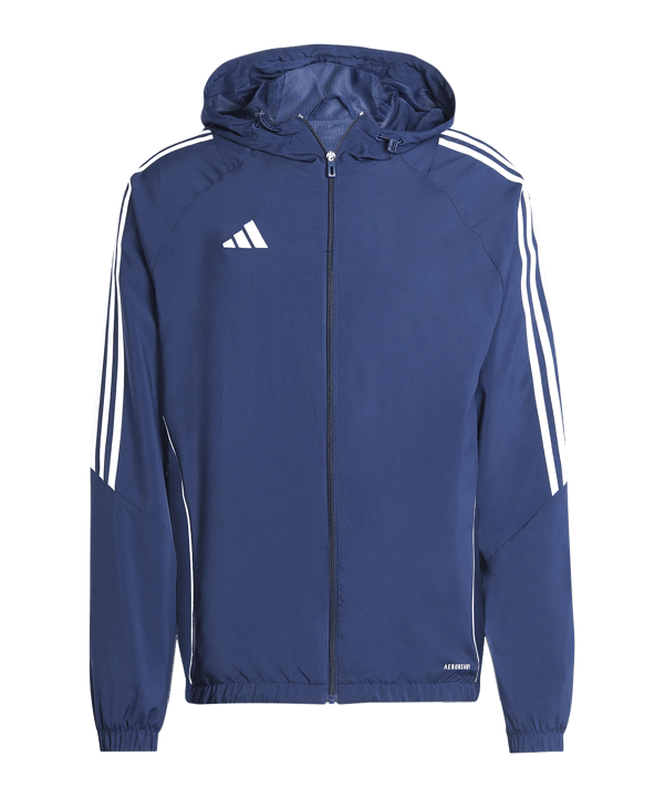 adidas Tiro 24 Windbreaker Kids Blau Weiss